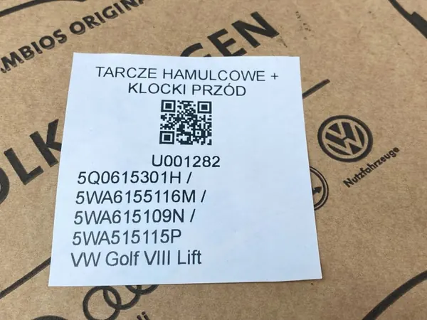 Jogo Discos & Pastilhas Travão Dianteiro OEM 5Q0615301H image 6