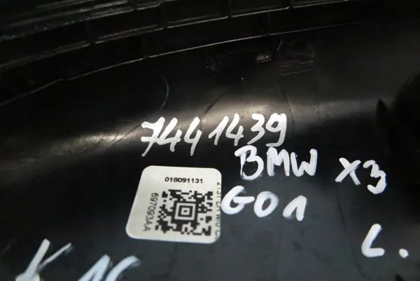 Cache clignotant miroir inférieur gauche BMW X3 G01 7441439 image 7