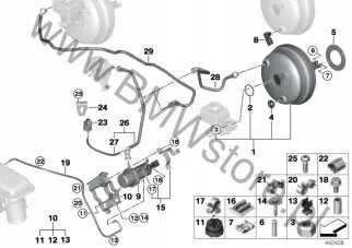 Bomba de vácuo BMW OEM 34336860881 - Usado image 3