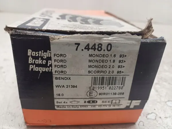 Ford Mondeo Scorpio Bremsbeläge vorne WVA21394 image 6
