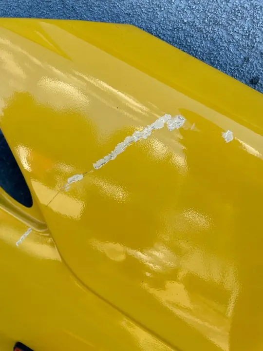 VW CRAFTER 06- Paraurti Anteriore Destro Giallo image 7