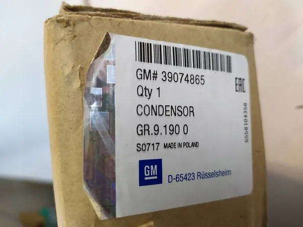Opel OE 39074865 Ilmastointijäähdytin image 4