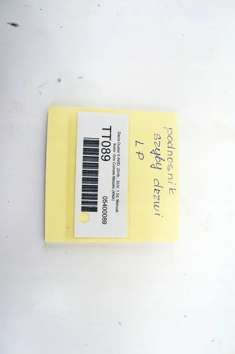 Mecanismo da Janela Esquerda Dacia Duster II TT089 807217664R image 5