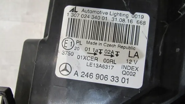 Linker koplamp Mercedes B-Klasse W246 A2469063301 image 3