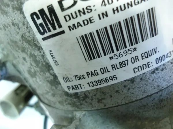 OPEL MERIVA B ASTRA J 1.4T AC-kompressori 13395695 image 3