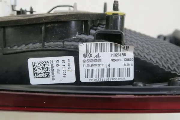 HYUNDAI i20 II 2 Lift. 2017 - 2020 Luz trasera izquierda OEM image 3