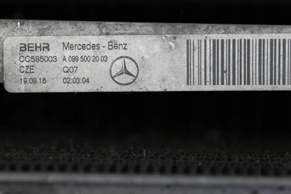 MERCEDES C W205 205 KOMPLET CHŁODNIC CHŁODNICE 0995000454 0995002400 image 3