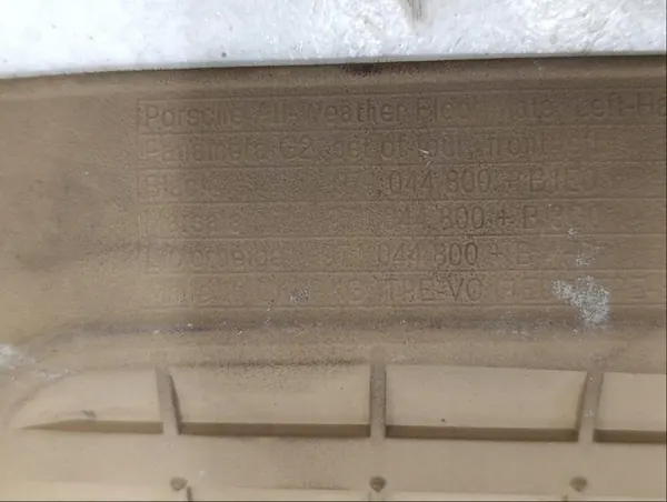 Porsche Panamera (971) 2018 Vloermat Set 971044800 image 10