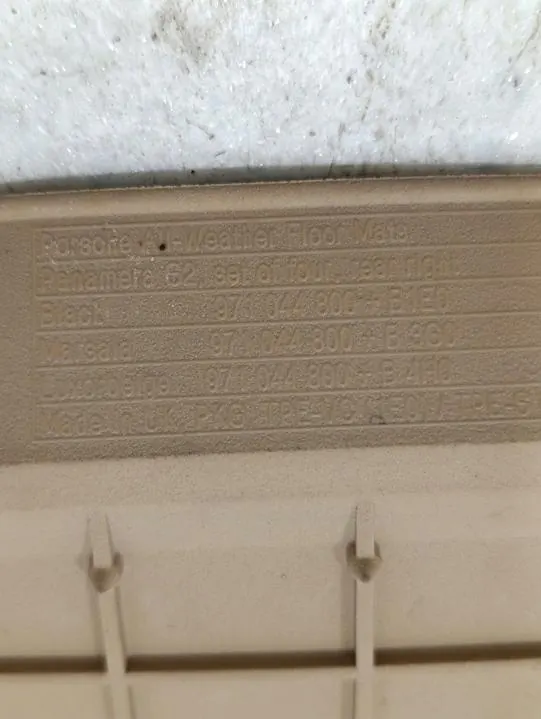 Porsche Panamera (971) 2018 Vloermat Set 971044800 image 8