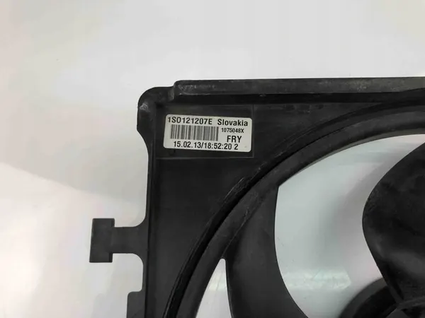 Skoda OE 1S0 121 207 E Elektrisk motor, Kylfläkt image 2