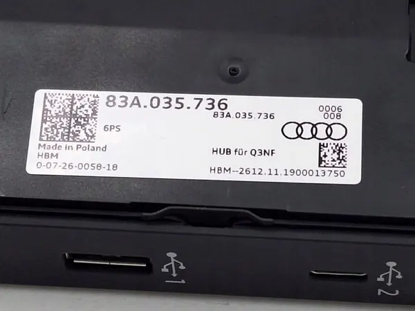 USB-Anschluss OEM 83A035736 für Audi Q3 1.5L 2018 image 5