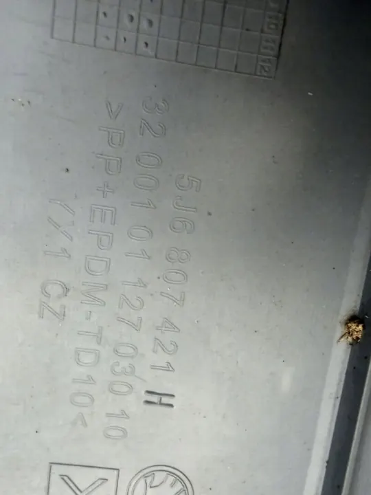 Paraurti posteriore SKODA FABIA II 2 5J 05- HB 5J6807421H image 8