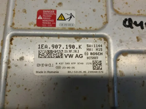 Audi Q4 E-Tron Converter Module OEM 1EA907190K image 3