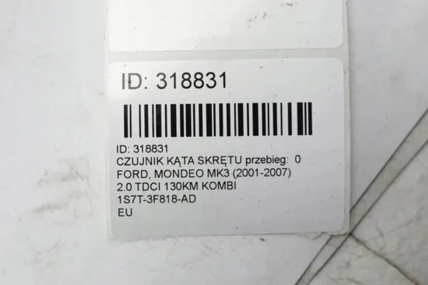 Capteur d'angle de direction OEM 1S7T-3F818-AD Ford Mondeo image 5