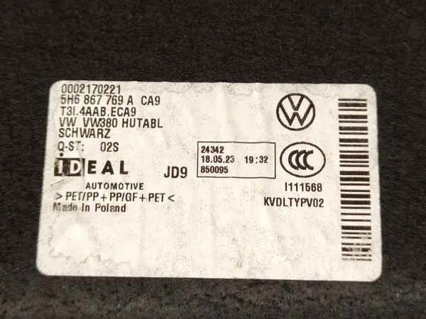 OEM 5H6867769A Kofferraumablage für VW Golf VIII image 5