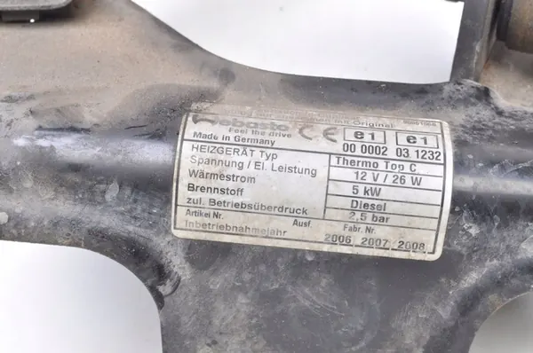 MAZDA 6 I GG 2.0 DI CHAUFFAGE WEBASTO 66724C image 8