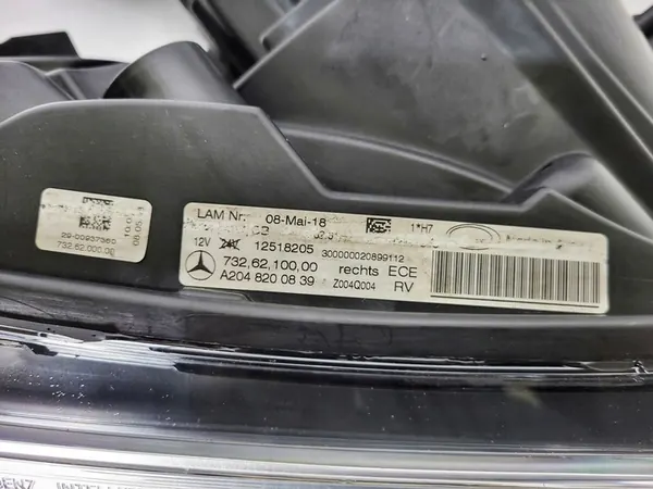 Rechter Mercedes GLK ILS BI Xenon Koplamp A2048200839 image 8