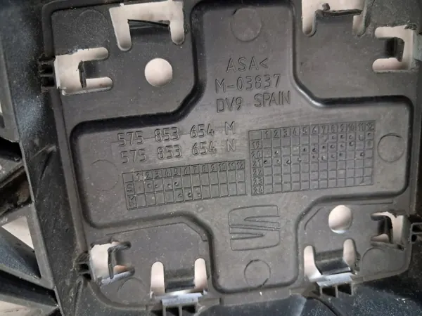 Grelha Para-choques Dianteiro SEAT ATECA OEM 575853654M image 8