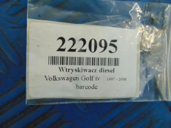 Conjunto de injetores diesel VW Golf IV 1.9D OEM 0414720213 image 6