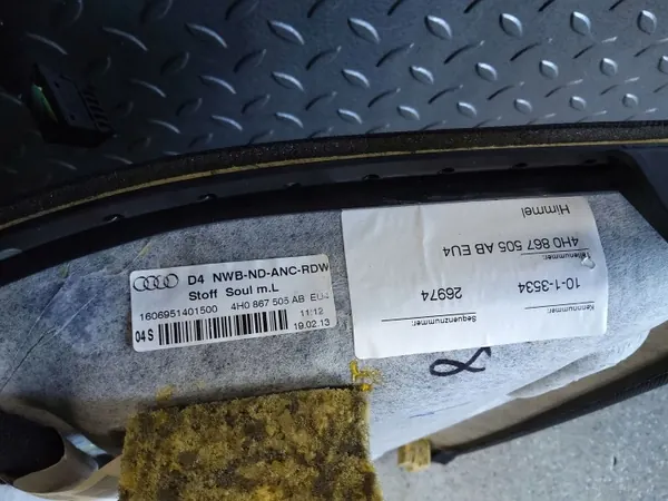 Techo Audi OE 4H0867505AB - Estado Usado image 6