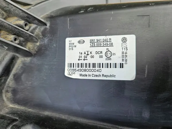 Conjunto de farol direito Volkswagen Tiguan I 07-16 OEM image 9