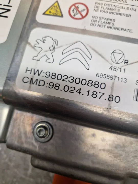 Convertisseur Batterie Hybride Citroen DS5 OEM 9802300880 image 8