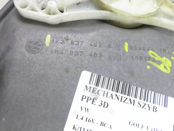 VW Golf V Elevador de Vidro Direito 1K3837462A image 2