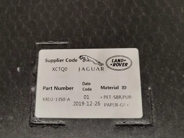 OEM K8D2-1350-A bagageutrymmesmatta för Range Rover Evoque image 3