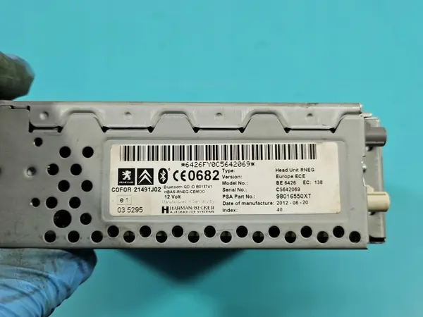 Radio de fábrica OEM 98016550XT para Peugeot 3008 I image 9