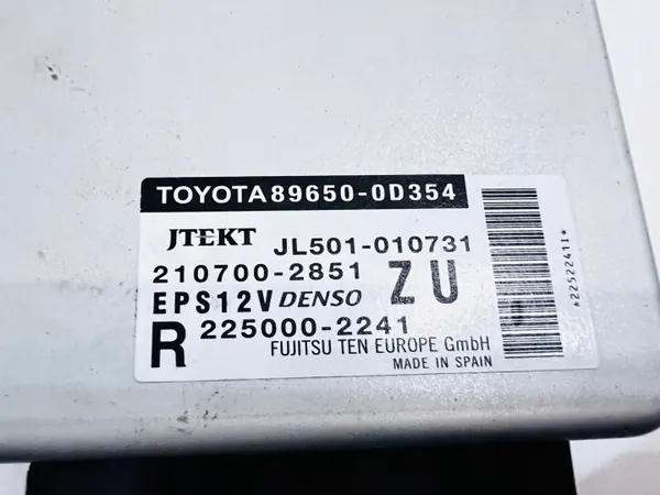Unité de commande direction assistée OEM 2107002851 Toyota Yaris image 4