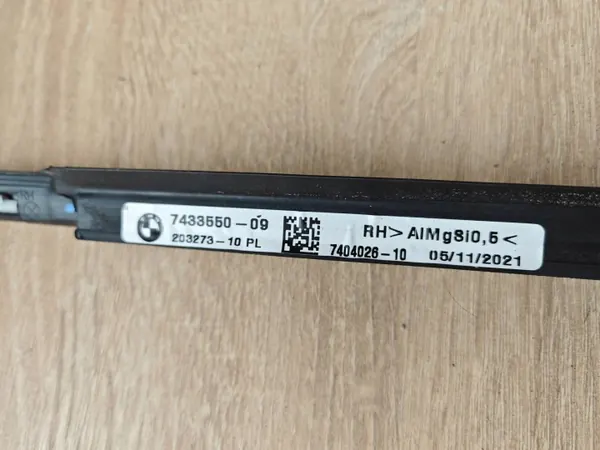 Deurschraper OEM 7433550 Rechts Voor Shadowline BMW image 9