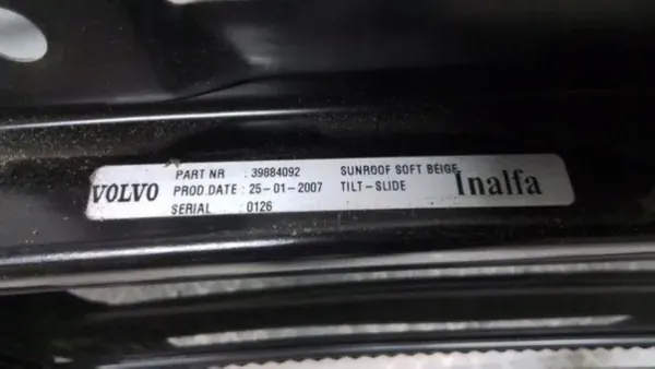 Techo solar OEM 39884092 para Volvo XC90 I 2.4L Diesel image 3