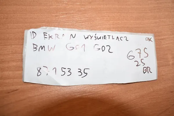 BMW Näyttöruutu OEM 8715335 555 - Käytetty image 6