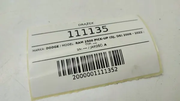Ohjausvarsi OEM AUST111135 RAM 1500 5.7L:lle image 5