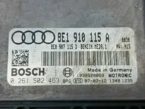 ECU Motor Audi 8E1910115A para A4 B7 2.0TFSI image 5