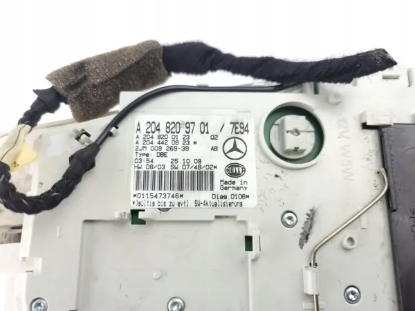 Luz de techo corredizo Mercedes W204 OEM A2048209701 - Usado image 6