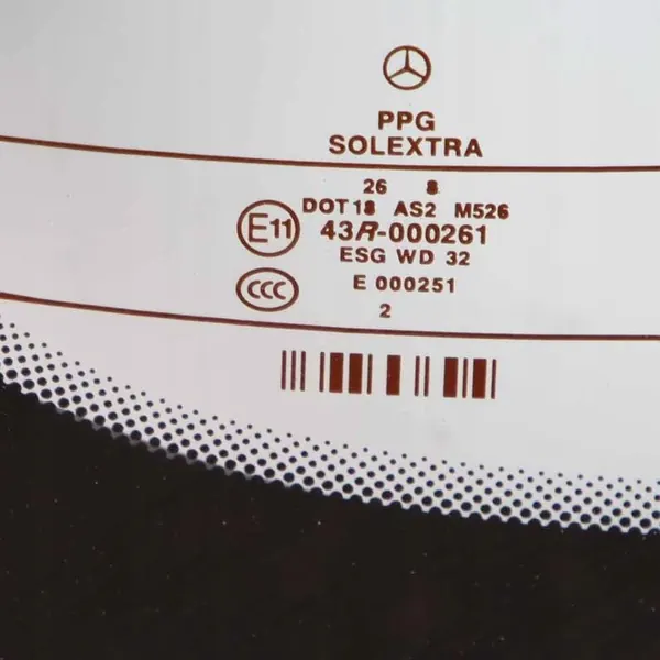 Mercedes W211 Sedan Bakruta Grön A2116700180 image 9