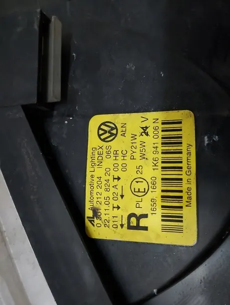 Oikea Ajovalo VW Golf V HB 1K6941006N image 4