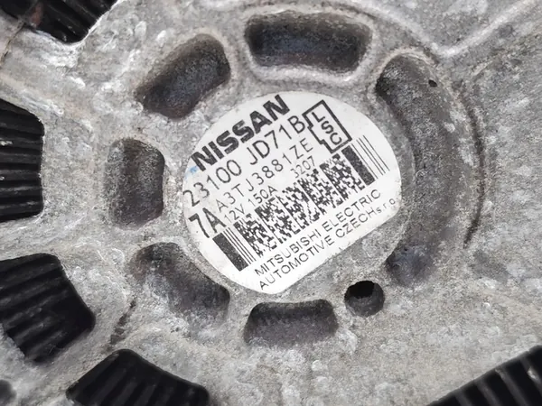 Nissan Qashqai Alternator 1.6 dCi 2013 SUV 23100-JD71B image 7