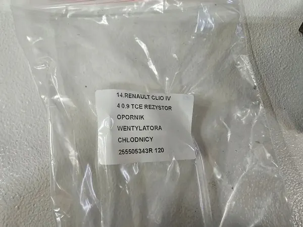 RENAULT CLIO 4 IV 0.9 TCE Fläktmotstånd 255505343R image 4