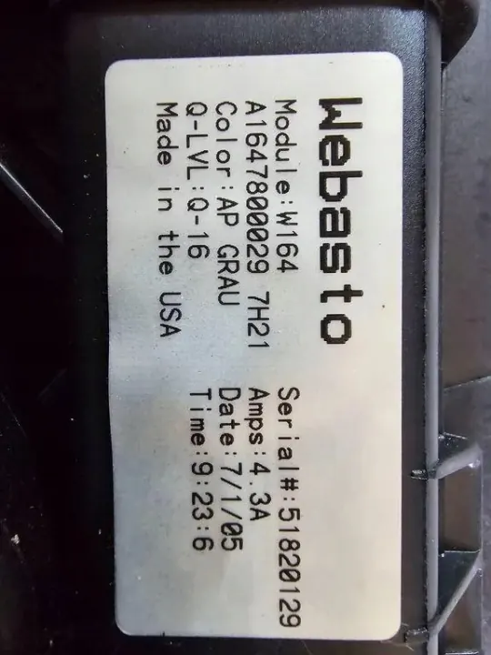 Taklucka A1648201442 för Mercedes-Benz M W164 3.5L image 3