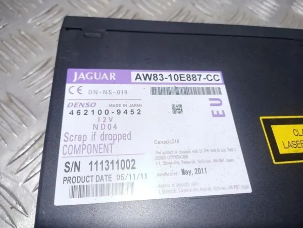 Jaguar XF X250 CD/DVD-vaihtaja OEM AW8310E887CC image 4