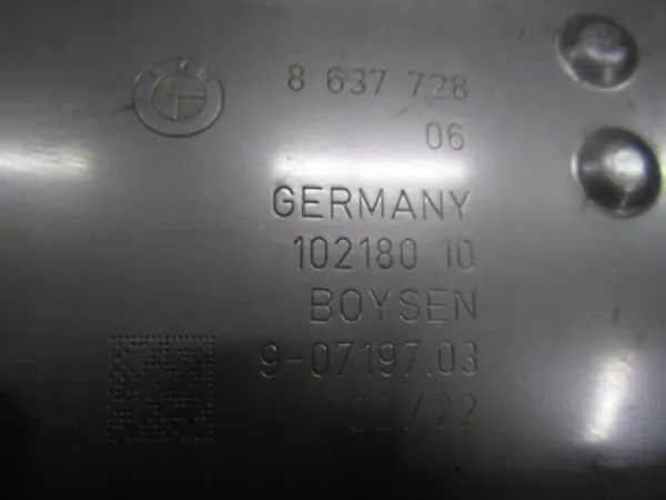 BMW OE 8637728 complete uitlaatdemper voor 5-serie G30/G31 image 3