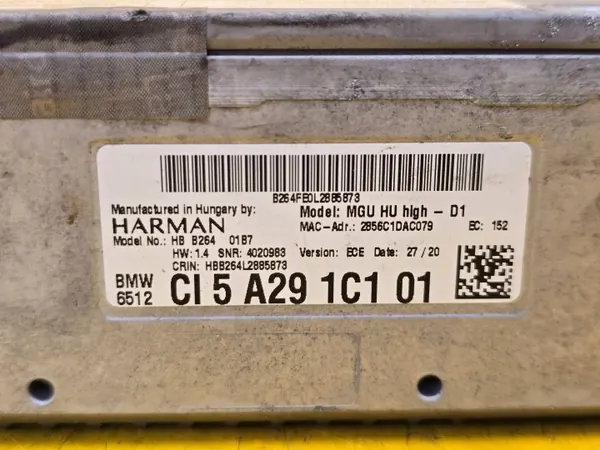 BMW 1 F40 Navigationsläsare OEM 5A291C1 image 5