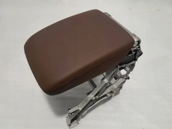 AUDI Q5 II 80A Armstöd OEM Brun Läder Begagnad image 3