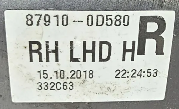 Oikea Ulkoinen Peili 7Pin Toyota Yaris III 2014-2020 image 2