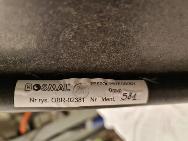 Fiat OE Schotwand voor Bravo II - OEM ŚCIANA GRODZIOWA image 3