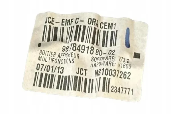 OEM 2347771 Navigationsbildschirm für Peugeot Partner image 6