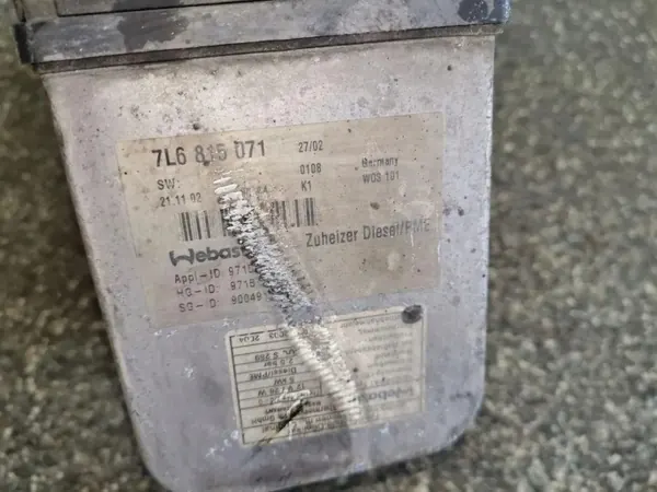 Webasto Lämmitys OEM 7L6815071 VW Touareg 5.0L image 3