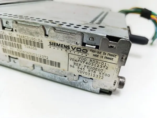 CD/DVD-Wechsler Peugeot 307 OEM 96545978 image 5